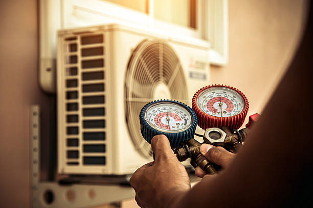 Professional Hvac technician working in Scituate, MA